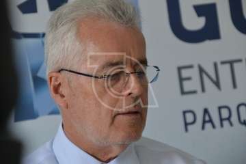 GoroEco arremetió contra los gobernantes del Ayuntamiento en una rueda de prensa  (Foto TA)